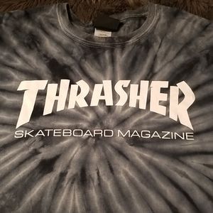 TIE DYE THRASHER TEE SHIRT